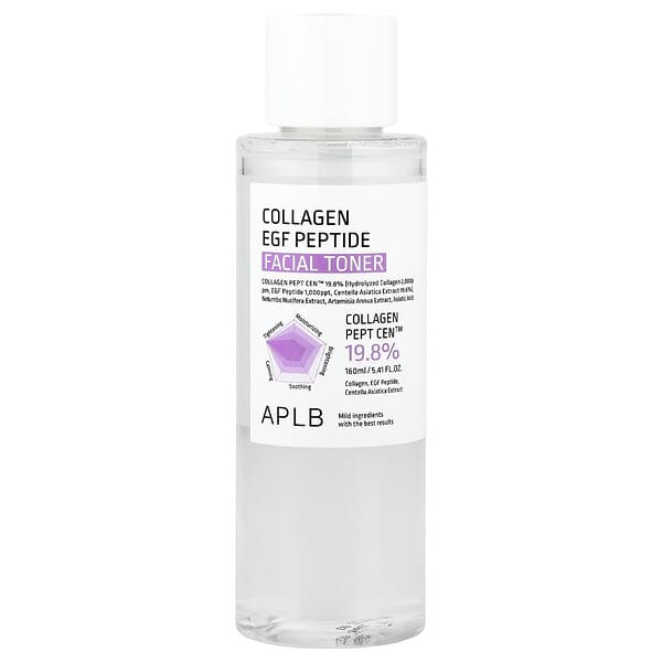 APLB, 콜라겐 EGF 펩타이드 페이셜 토너, 160ml(5.41fl oz)