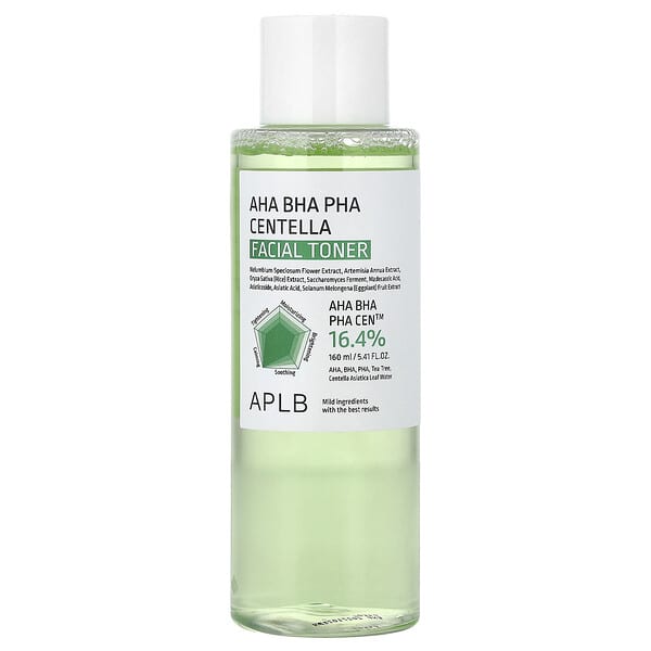 APLB, AHA, BHA, PHA, Tônico Facial de Centella, 160 ml (5,41 fl oz)