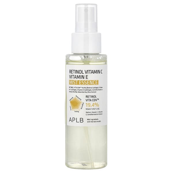 APLB, 레티놀 비타민C 비타민E 미스트 에센스, 105ml(3.55fl oz)