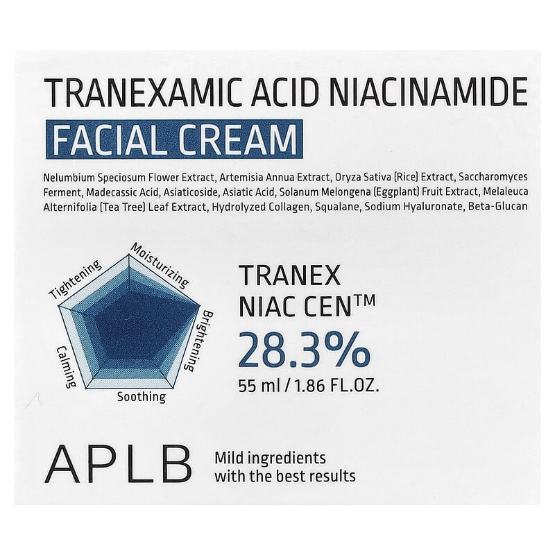 Tranexamic Acid Niacinamide Facial Cream , 1.86 fl oz (55 ml)