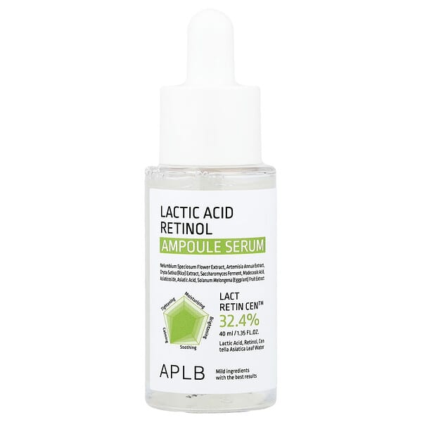 APLB, 락틱애씨드 레티놀 앰플 세럼, 40ml(1.35fl oz)