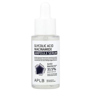 APLB, Sérum en ampoule d'acide glycolique et de nicotinamide, 40 ml