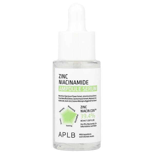 APLB, 아연 나이아신아마이드 앰플 세럼, 40ml(1.35fl oz)