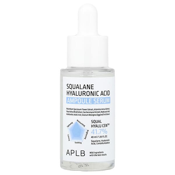 APLB, 스쿠알란 히알루론산 앰플 세럼, 40ml(1.35fl oz)