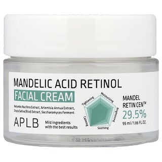 APLB, Cremă de față cu retinol cu acid mandelic, 55 ml (1,86 fl oz)