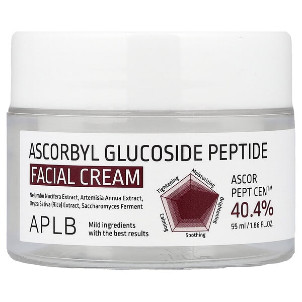 APLB, Ascorbyl Glucoside Peptide Facial Cream , 1.86 fl oz (55 ml)