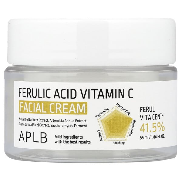 APLB, 페룰산 비타민C 페이셜 크림, 55ml(1.86fl oz)