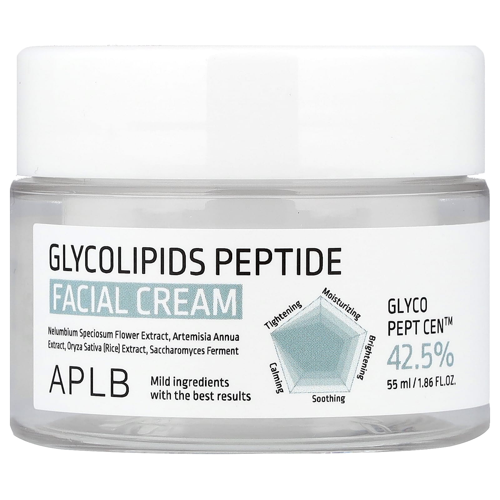 Glycolipids Peptide Facial Cream, 1.86 fl oz (55 ml)