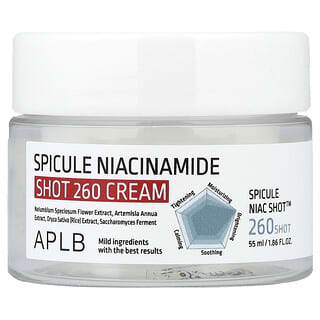 APLB, Spicule, Nicotinamide, Crème Shot 260, 55 ml