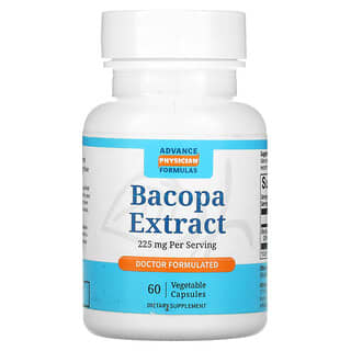 Advance Physician Formulas, Inc., Extracto de bacopa, 225 mg, 60 cápsulas