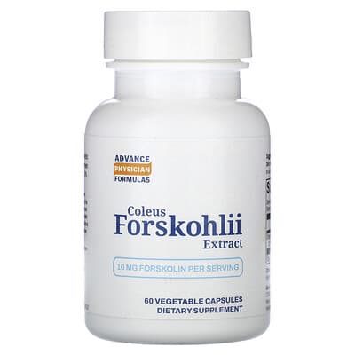 Advance Physician Formulas, Coleus forskohlii Extract, 10 mg, 60 Vegetarian Capsules