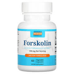 Advance Physician Formulas, Inc., Forskolin, Coleus Forskohlii Extract, 100 mg, 60 Vegetable Capsules