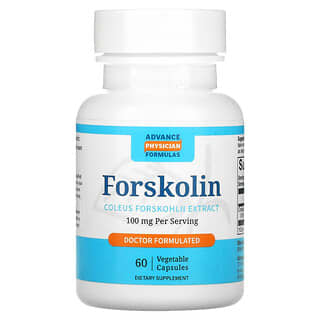 Advance Physician Formulas, Forskolin, Coleus Forskohlii Extract, 100 mg, 60 Vegetable Capsules