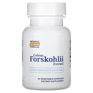 Advance Physician Formulas, Forskolin, estratto di Coleus forskohlii, 100 mg, 60 capsule vegetali