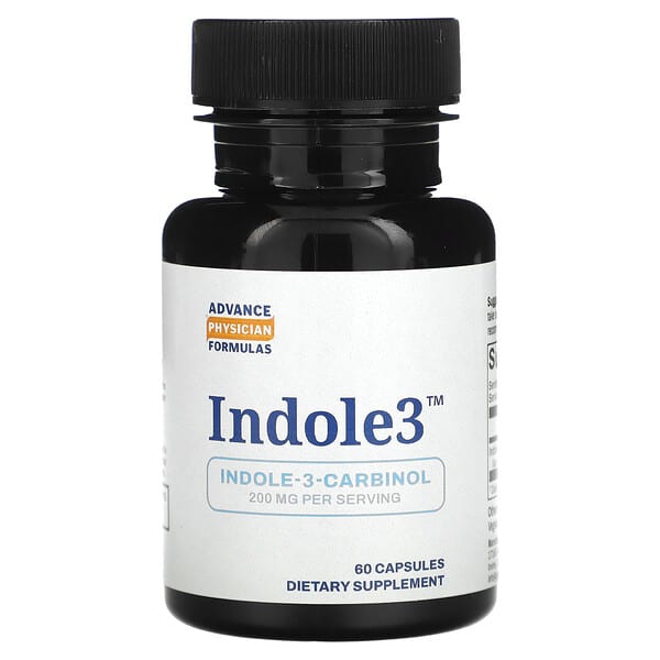 Advance Physician Formulas, Inc., Индол-3-карбинол, 200 мг, 60 капсул