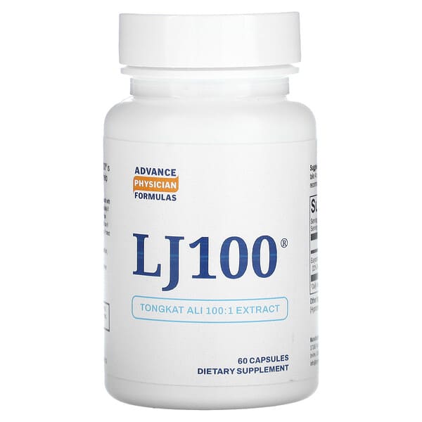 Advance Physician Formulas, Inc.‏, "LJ 100, ‏25 מ""ג, 60 כמוסות צמחיות."