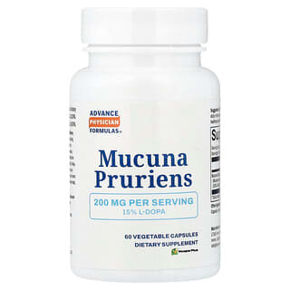 Advance Physician Formulas, Mucuna pruriens, 200 mg, 60 cápsulas vegetales