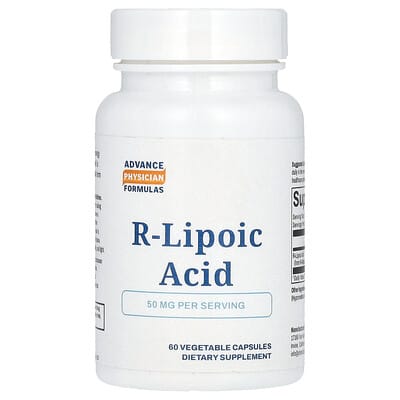 Advance Physician Formulas, D-Lipoic Acid, 50 mg, 60 Vegetarian Capsules