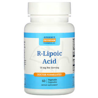 Advance Physician Formulas, Ácido R-Lipoico, 50 mg, 60 Cápsulas