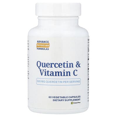 Advance Physician Formulas, Quercetin and Vitamin C, 500 mg, 60 Vegetarian Capsules