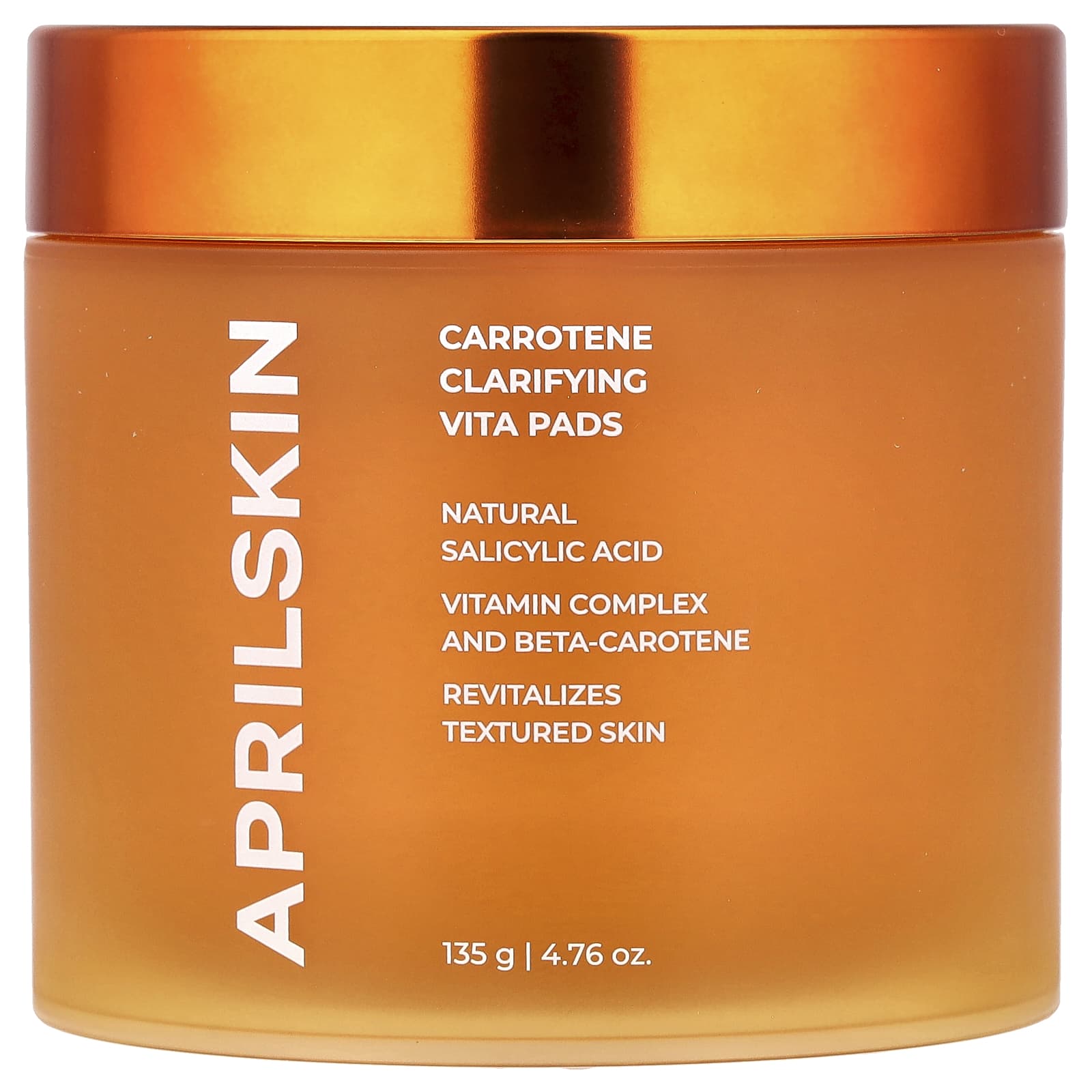 April Skin, Vita, очищающие салфетки с карротином, 135 г (4,76 унции)