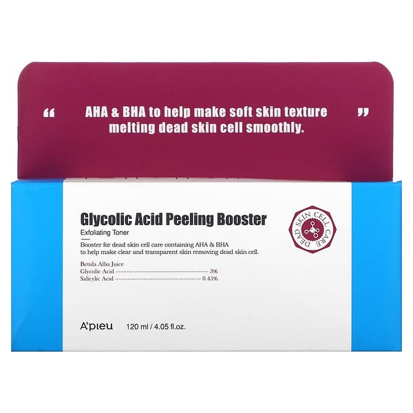 A'Pieu, Glycolic Acid Peeling Booster、120ml（4.05液量オンス）