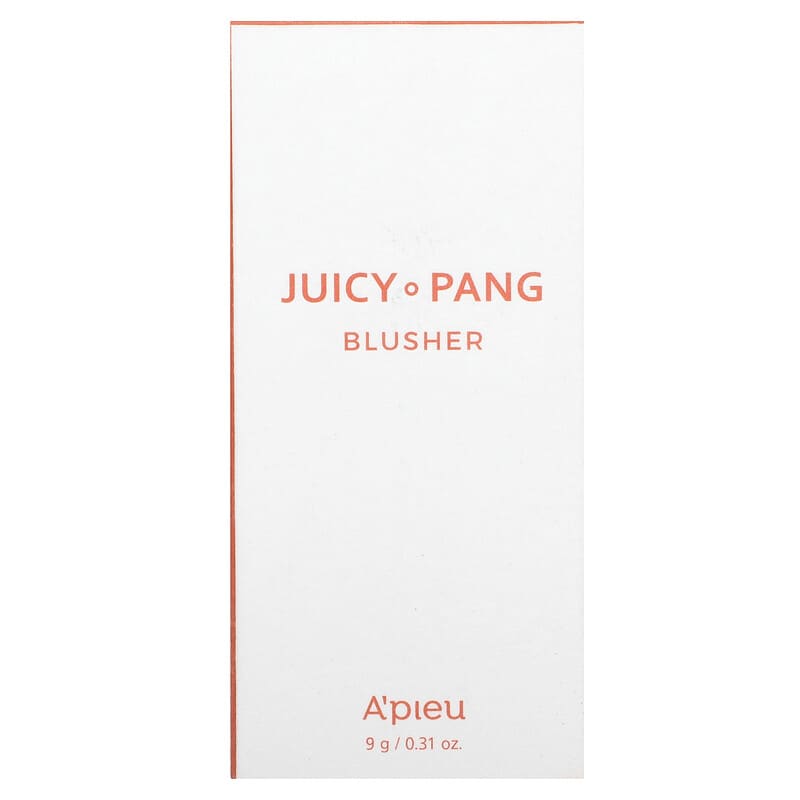 Juicy Pang Water Blusher, CR02 Ripe Persimmon, 0.31 oz (9 g)