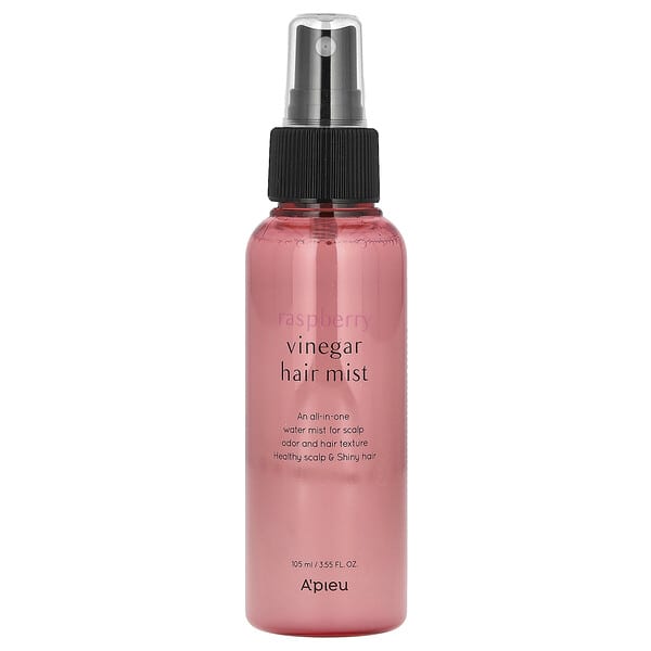 A'Pieu, 식초 헤어 미스트, 라즈베리, 105ml(3.55fl oz)