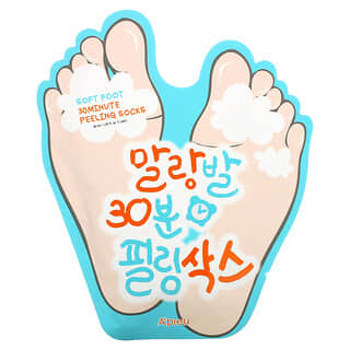 A'Pieu, Soft Foot 30 Minute Peeling Socks, 1 Pair, 1.35 fl oz (40 ml)