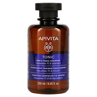 Apivita, 男士滋补洗发水，沙棘总胆固醇和迷迭香味，8.45 液量盎司（250 毫升）
