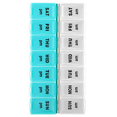 Apex, Weekly Twice-A-Day Pill Organizer, 1 Pill Organizer