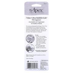 Apex, 7-Day Ultra Bubble-Lok Pill Organizer, 1 Pill Case