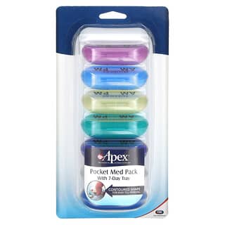 Apex, Pocket Med Pack with 7-Day Tray, 1 Tray