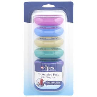 Apex, Pocket Med Pack with 7-Day Tray, 1 Tray