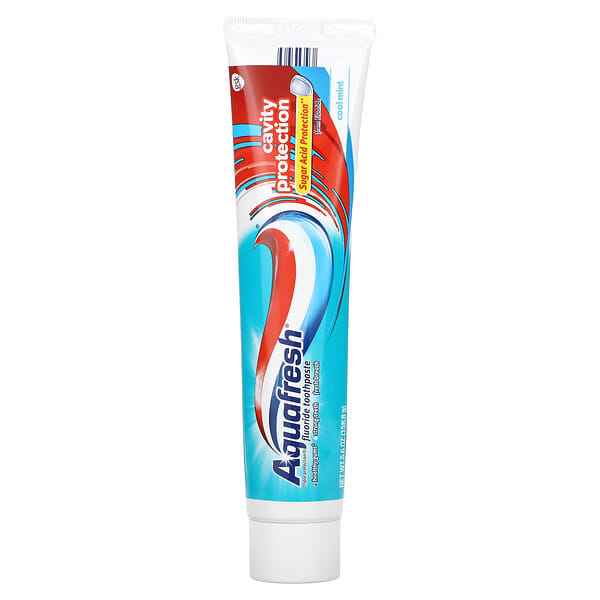 Aquafresh, 三重保護含氟牙膏，蛀牙保護，清涼薄荷，5.6 盎司（158.8 克）