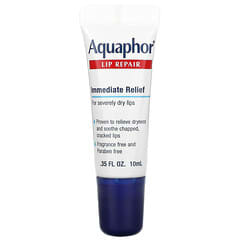 Aquaphor‏, Lip Repair, הקלה מיידית, ללא ניחוח, 10 מ"ל (0.35 fl oz)