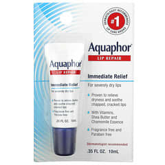 Aquaphor, リップリペア、すばやくうるおう、無香料、10ml（0.35液量オンス）