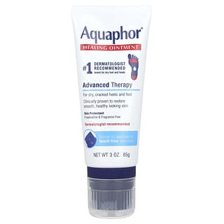 Aquaphor, Terapia avanzada, Ungüento curativo para talones y pies, 85 g (3 oz)