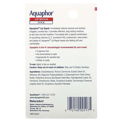 Aquaphor, 脣部修復棒，即時舒緩，2 條，0.17 盎司（4.8 克）