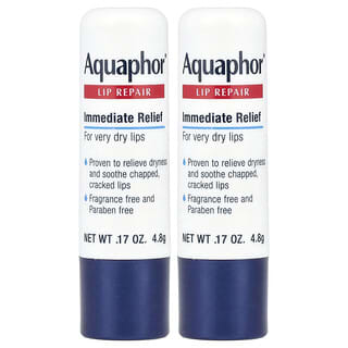 Aquaphor, Lip Repair Stick, Немедленное облегчение, 2 палочки, 0,17 унции (4,8 г)