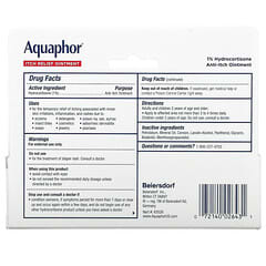 Aquaphor, мазь для полегшення свербежу, максимальна сила, без ароматизаторів, 28 г (1 унція)