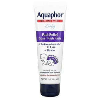 Aquaphor, Baby، معجون معالج، معجون لتخفيف الطفح الجلدي الناجم عن الحفاض، 3.5 أونصة (99 جم)