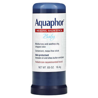 Aquaphor, Bebé, Bálsamo curativo en barra, Sin fragancia, 18,4 g (0,65 oz)