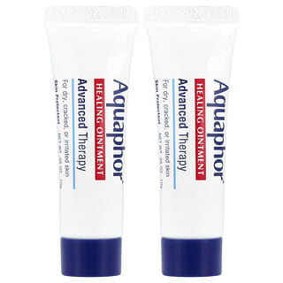 Aquaphor, Advanced Therapy, Healing Ointment, Fragrance Free , 2 Tubes, 0.35 oz (10 g) Each