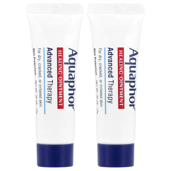 Aquaphor, Terapi Lanjutan, Salap Penyembuh, Bebas Pewangi , 2 Tiub, 0.35 oz (10 g) Setiap satu