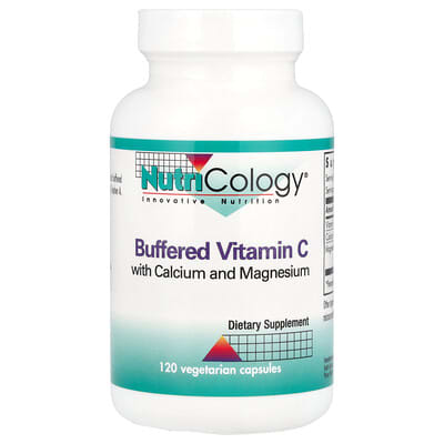 Nutricology, Calcium Magnesium Buffered Vitamin C, 120 Vegetarian Capsules