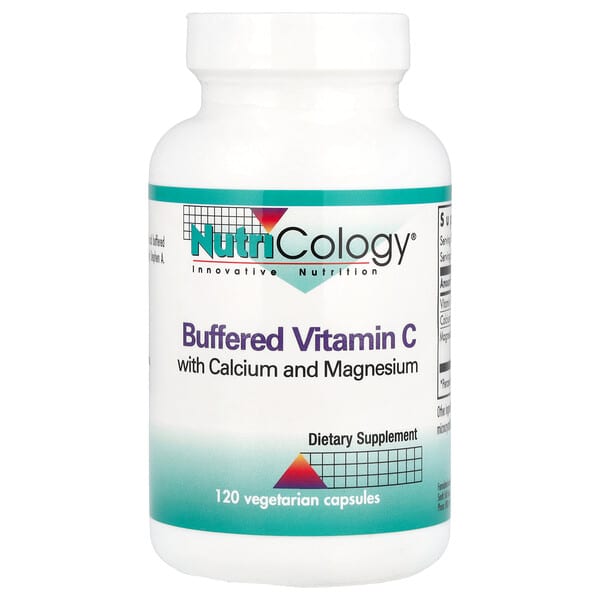 Buffered Vitamin C with Calcium and Magnesium, 120 Vegetarian Capsules