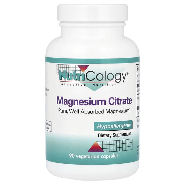 Magnesium Citrate, 170 mg, 90 Vegetarian Capsules
