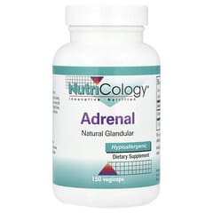 Nutricology, Adrenal, Natural Glandular, 150 Vegicaps