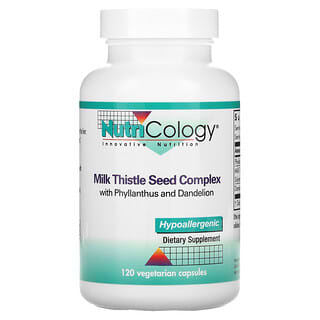 Nutricology, Milk Thistle Seed Complex, 120 Vegetarian Capsules